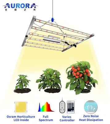 오로라 500W 600W 전체 스펙트럼 LED 성장 조명